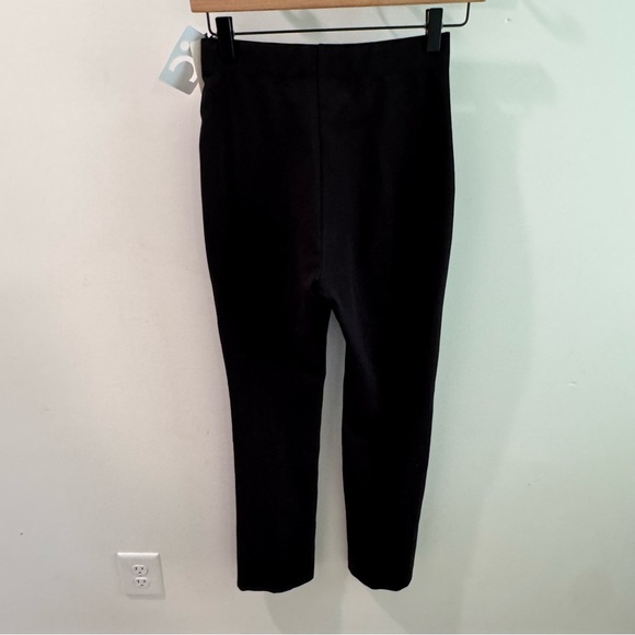 NWT Commense Black Leisure Slit Straight Leg Pants Small - Picture 8 of 10